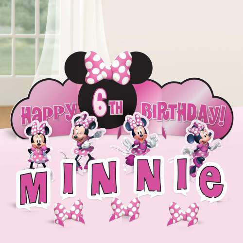 Minnie Mouse Table Decorating Kit - Click Image to Close